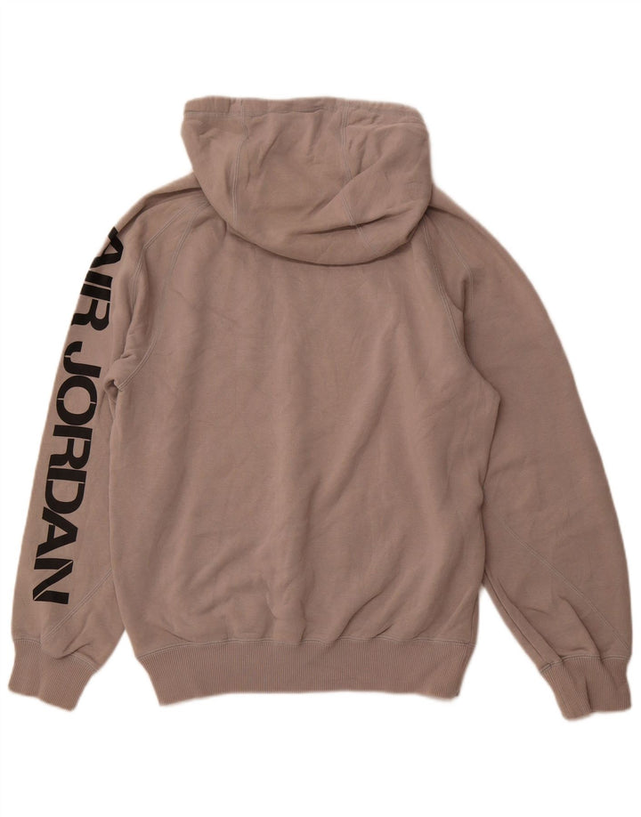 JORDAN Muška majica s kapuljačom s kapuljačom, mali sivi pamuk