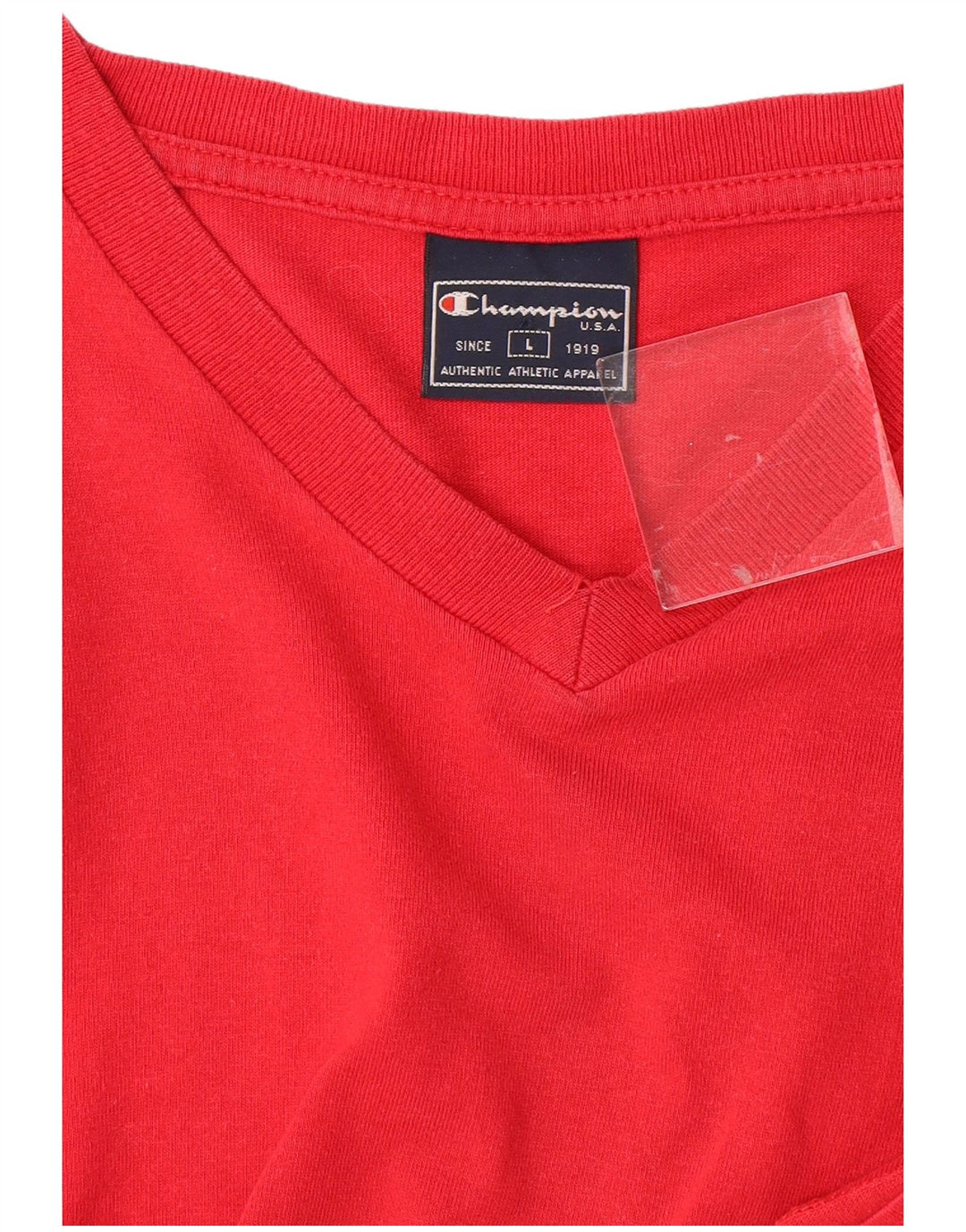CHAMPION Mens T-Shirt Top Large Red
