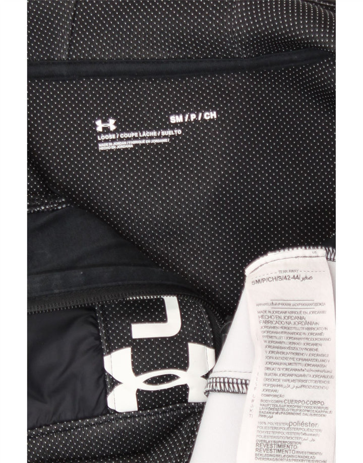 Under Armour muški pulover s kapuljačom s patentnim zatvaračem mali crni na točkice od poliestera
