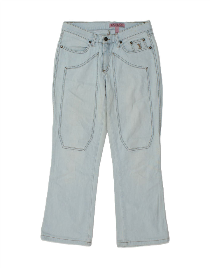 JECKERSON Womens Bootcut Jeans W30 L27  Blue Cotton Vintage Jeckerson and Second-Hand Jeckerson from Messina Hembry 