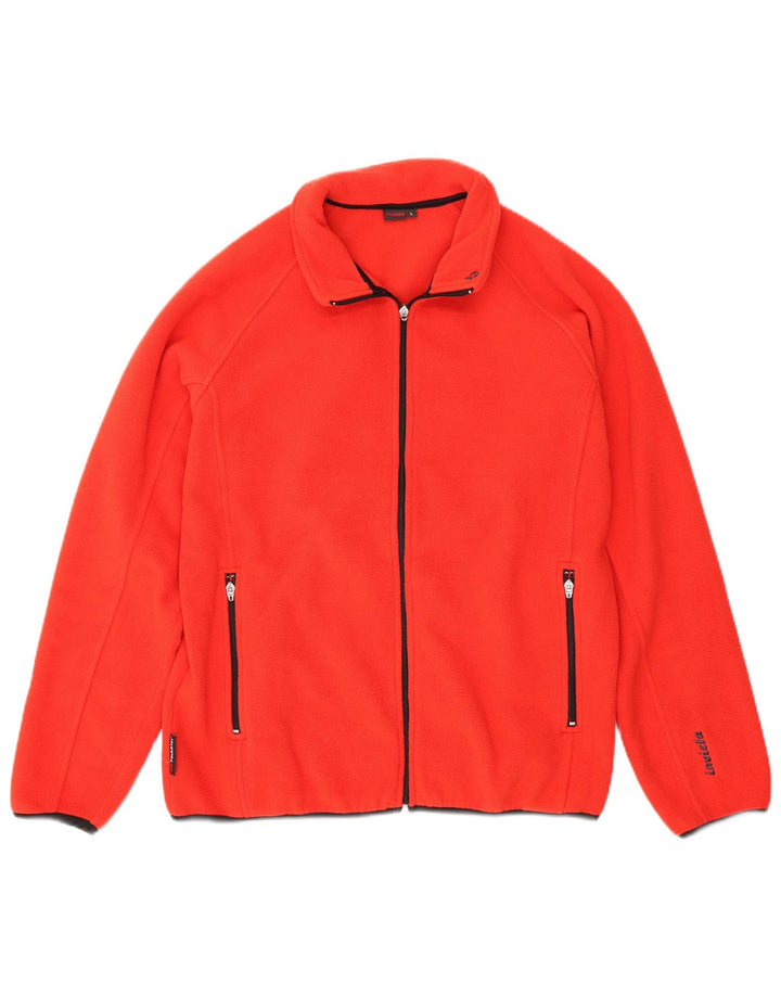 INVICTA muška jakna od flisa veliki crveni poliester