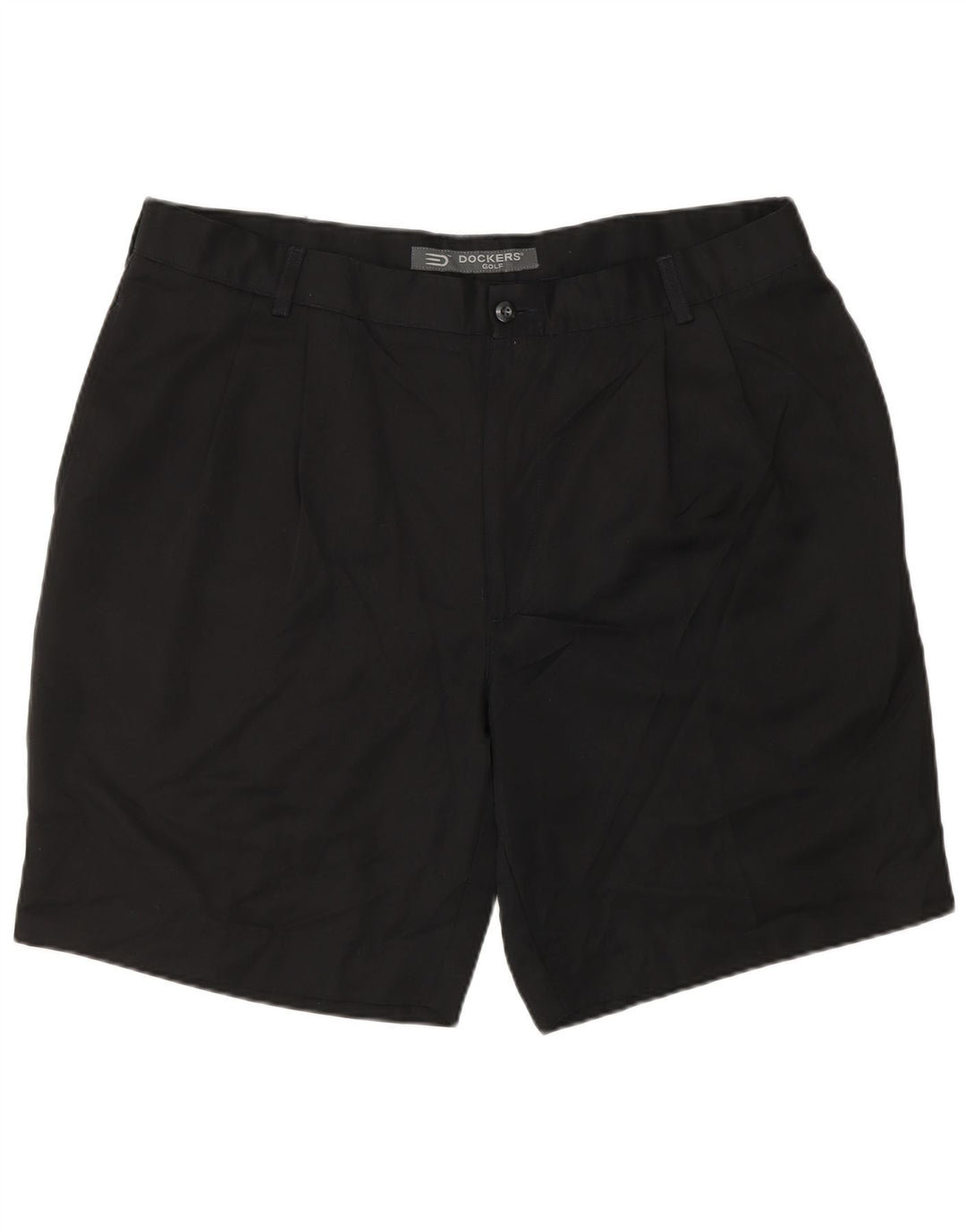 DOCKERS Muške kratke chino hlače za golf W40 XL crni poliester