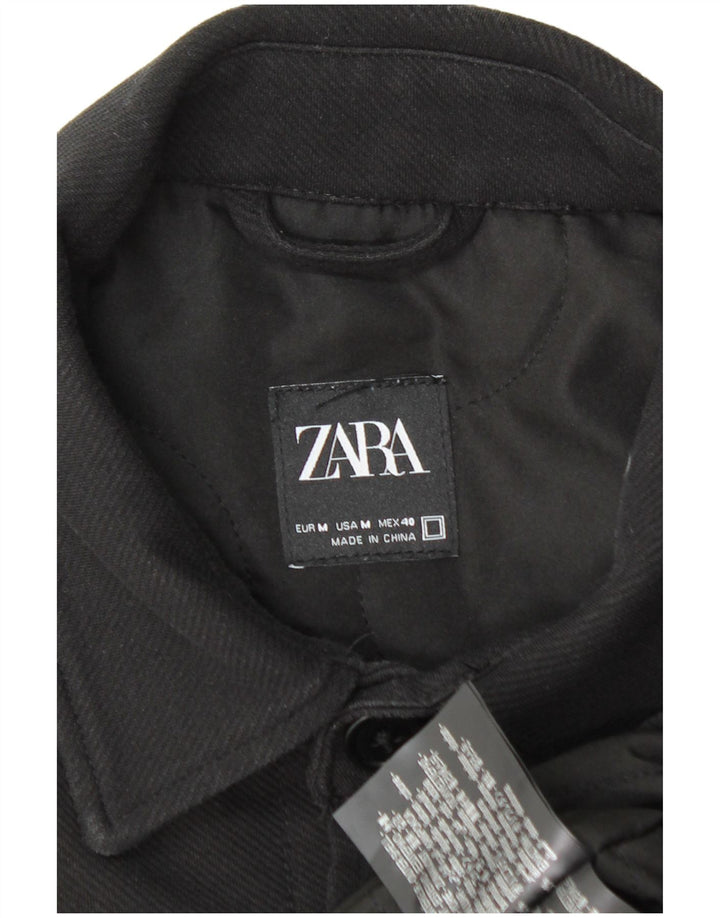 Zara muška bomber jakna UK 38 Srednje crni pamuk