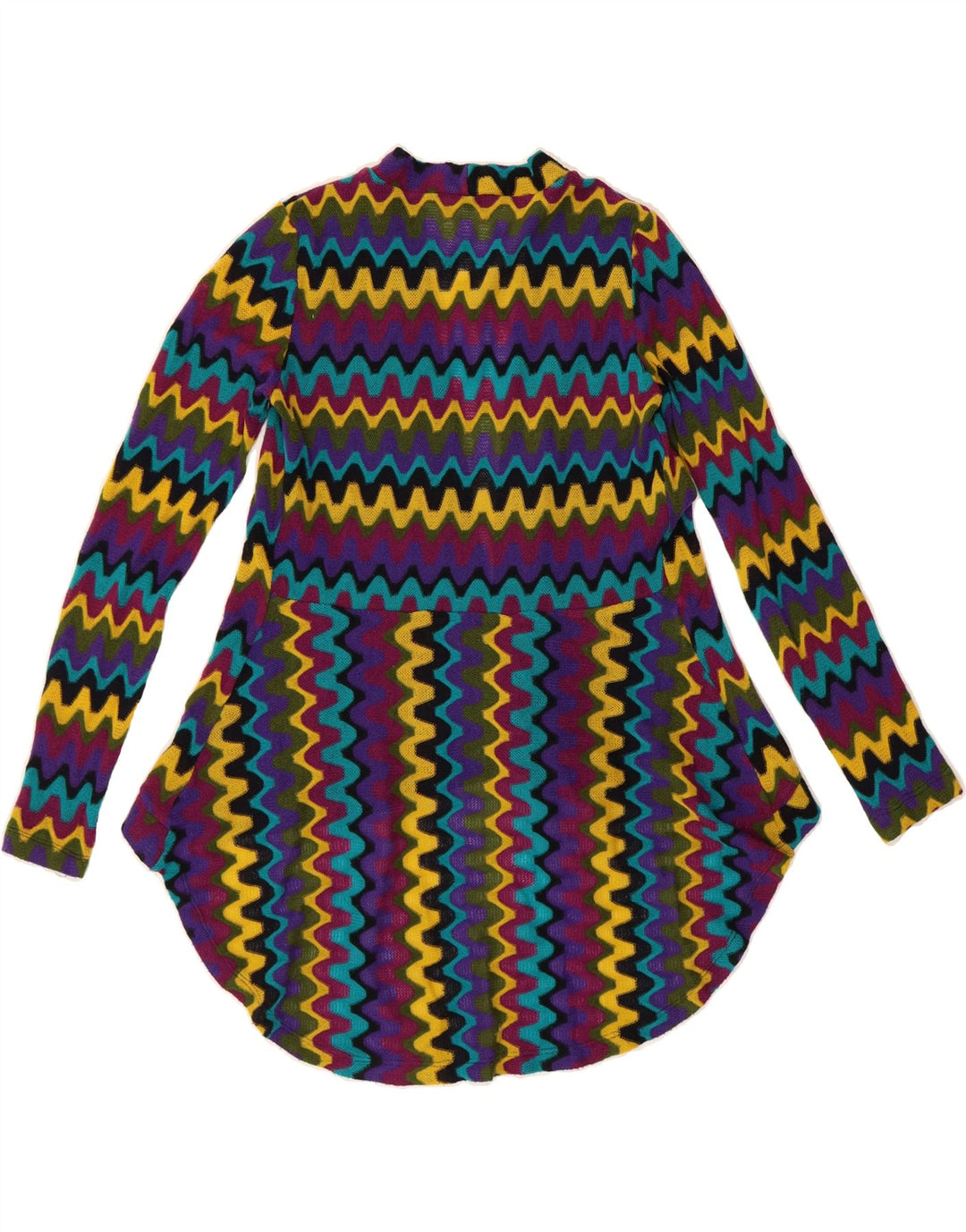COVERI Womens Longline Cardigan Sweater UK 10 Small Multicoloured Vintage Coveri and Second-Hand Coveri from Messina Hembry 