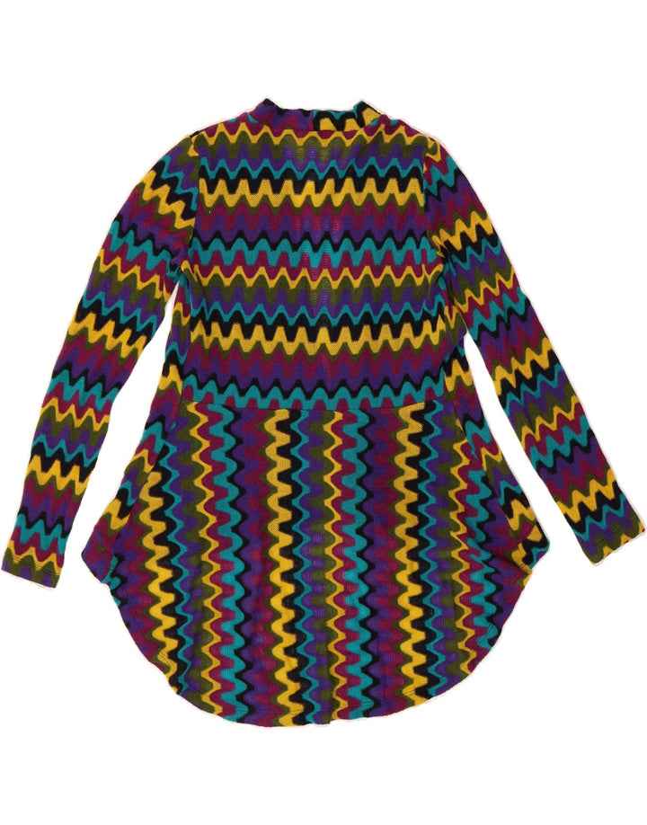 COVERI Womens Longline Cardigan Sweater UK 10 Small Multicoloured Vintage Coveri and Second-Hand Coveri from Messina Hembry 
