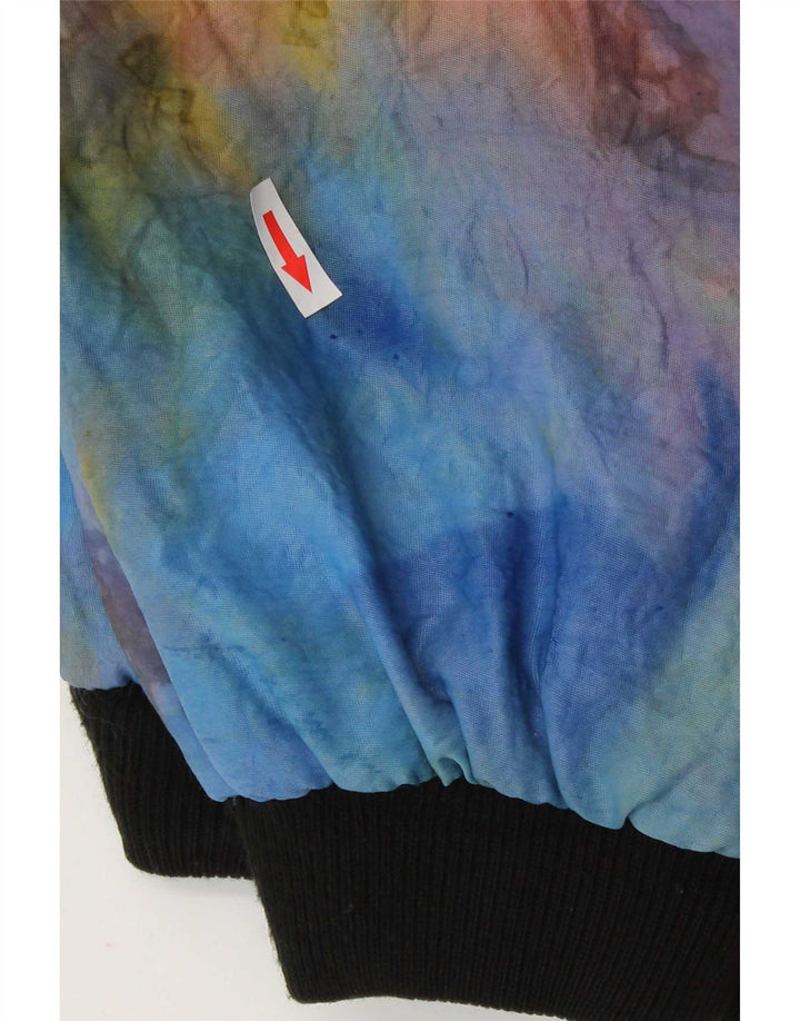 Vintage ženska bomber jakna IT 42 Srednji višebojni Tie Dye poliamid