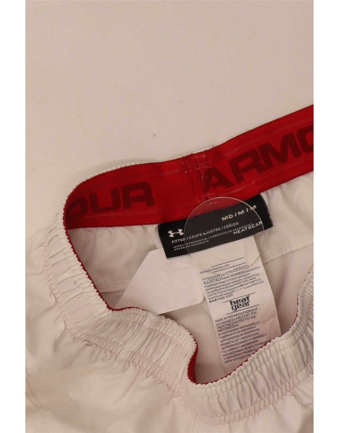 Under Armour muške sportske kratke hlače Heat Gear srednje bijele boje od poliestera