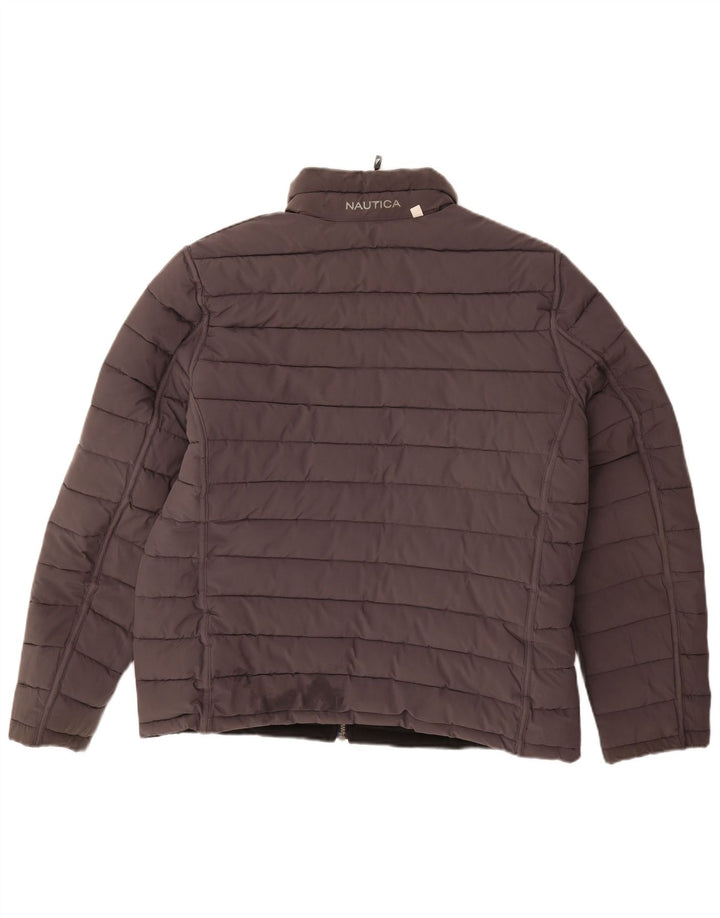 NAUTICA Muška dvostruka podstavljena jakna UK 40 veliki crni poliester