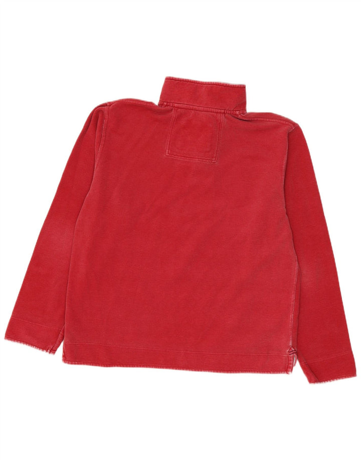 Crew Clothing Muška majica s izrezom i srednjim crvenim pamukom
