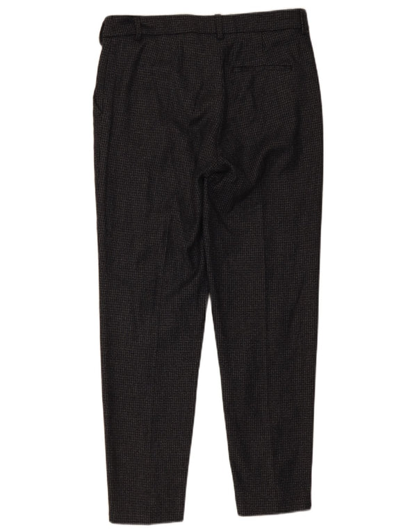 Brax ženske hlače mekanog kroja UK 10 male W30 L29 sive houndstooth