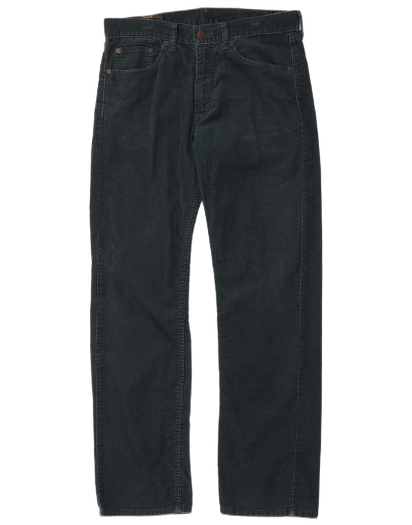 Levi's muške 505 ravne hlače od samta W32 L32 zeleni pamuk