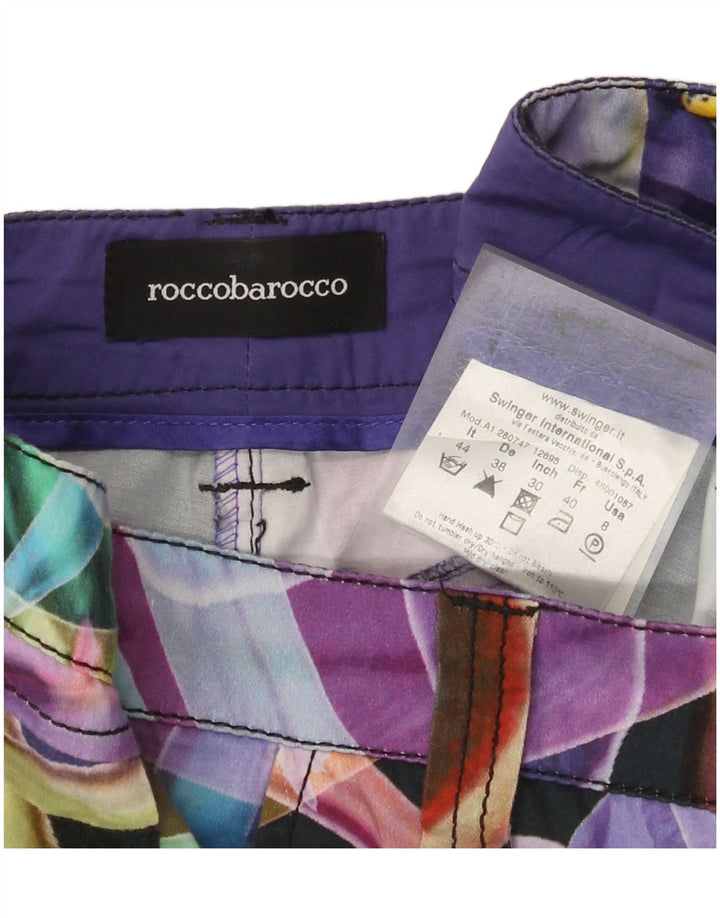 Roccobarocco ženske Capri Chino hlače IT 40 Male W32 L27 Višebojne