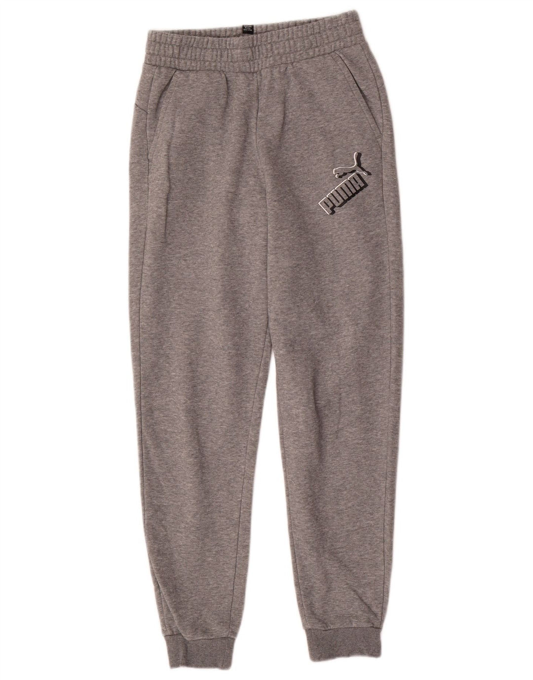 PUMA Boys Graphic Trenirka Hlače Joggers 13-14 Years Grey
