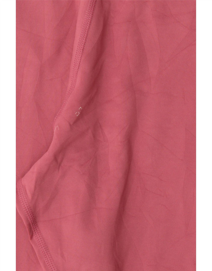 Nike Ženske Dri Fit Graphic Leggings UK 14 Large Pink Poliester