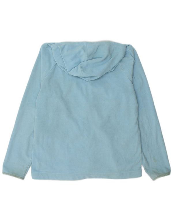 Reebok ženska flis jakna s kapuljačom UK 18 XL plavi poliester