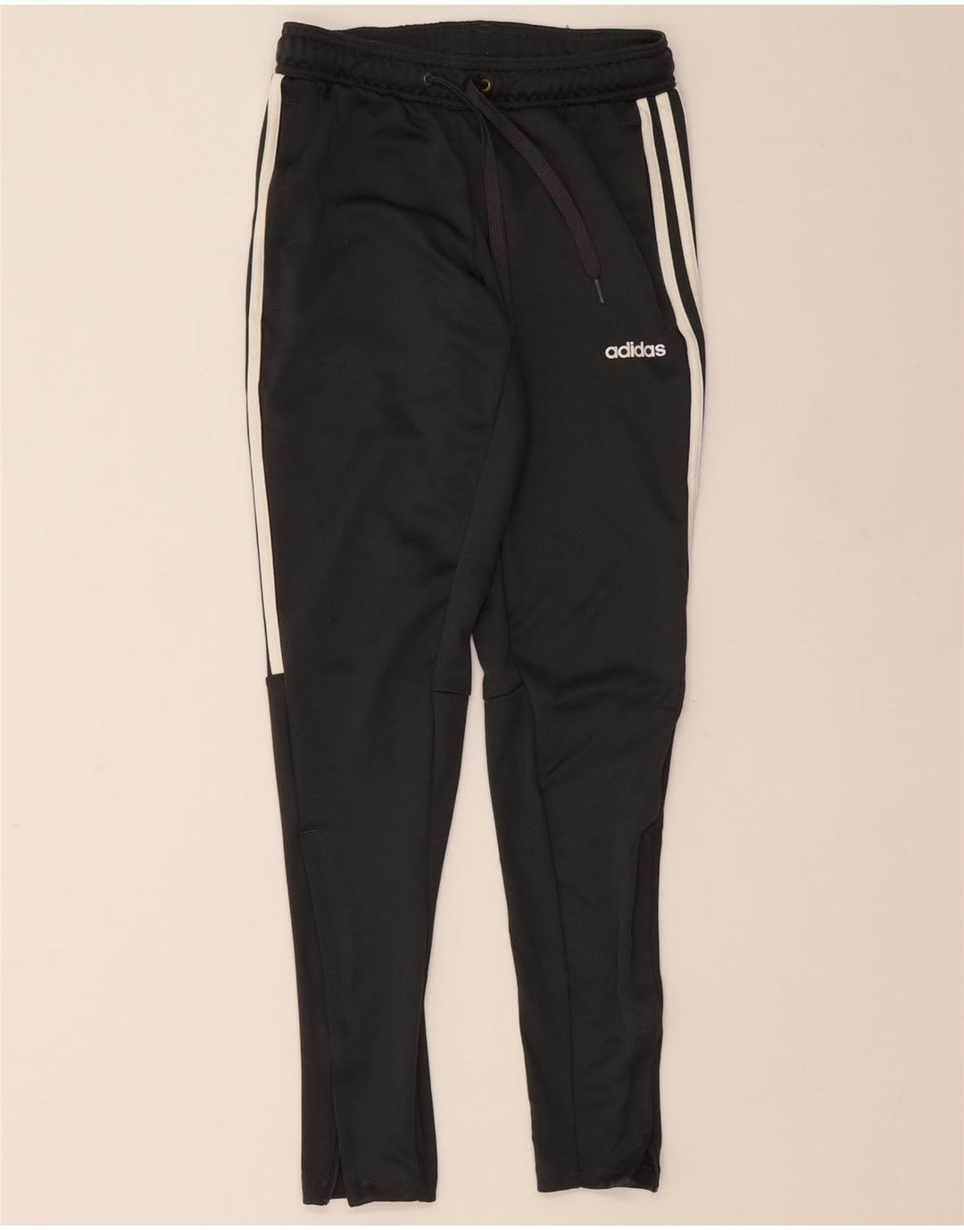 ADIDAS Womens Tracksuit Trousers UK 4/6 XS  Grey Polyester Vintage Adidas and Second-Hand Adidas from Messina Hembry 