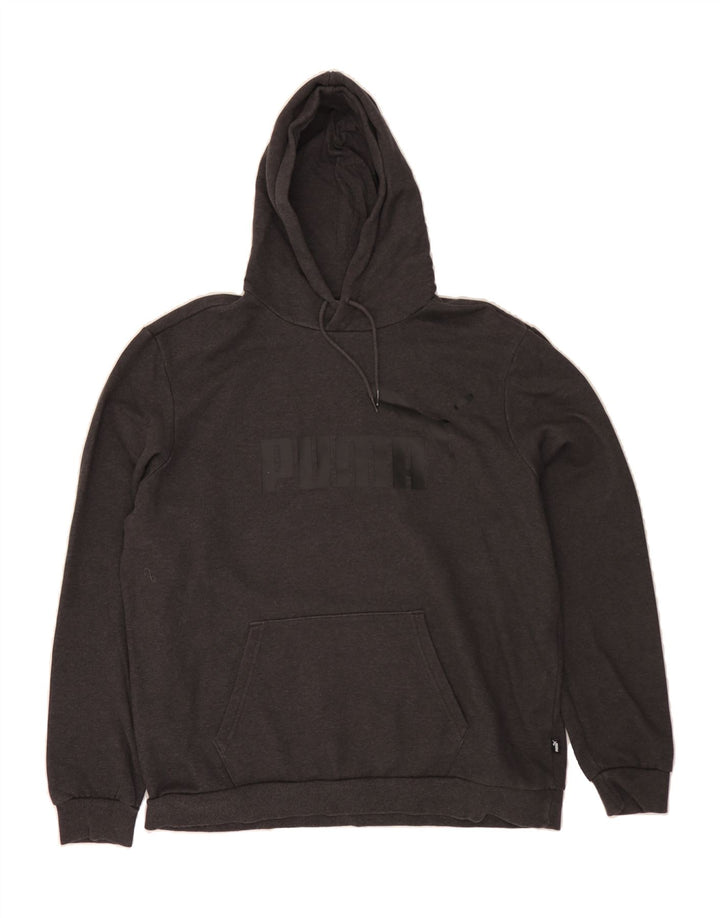 PUMA Mens Hoodie Jumper Large Grey Vintage Puma and Second-Hand Puma from Messina Hembry 