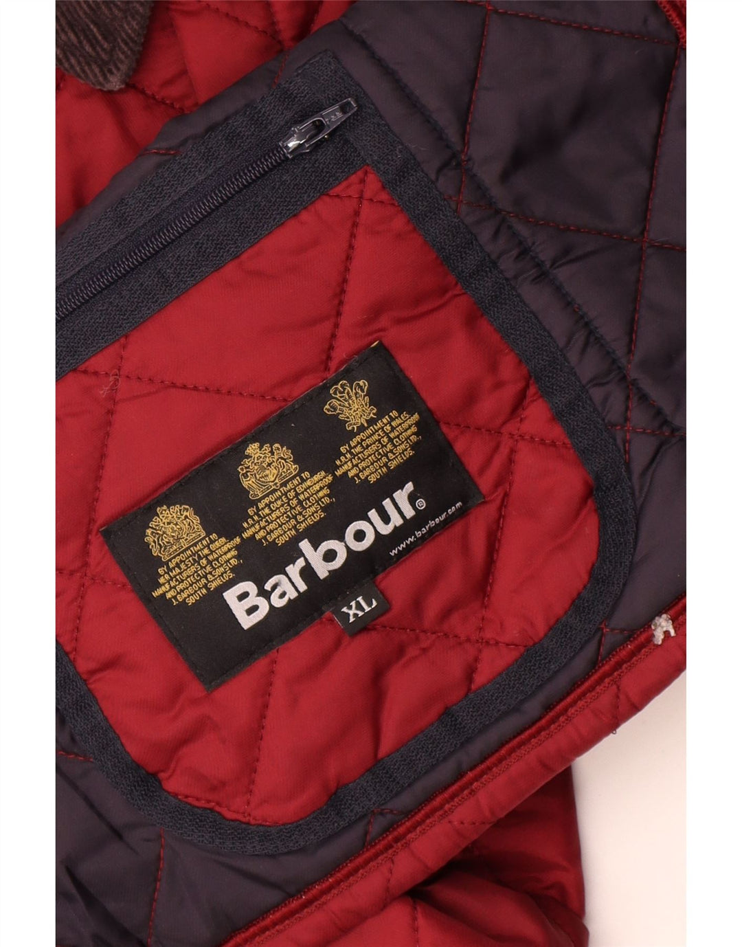Prošivena jakna Barbour Boys 12-13 Years XL Bordo