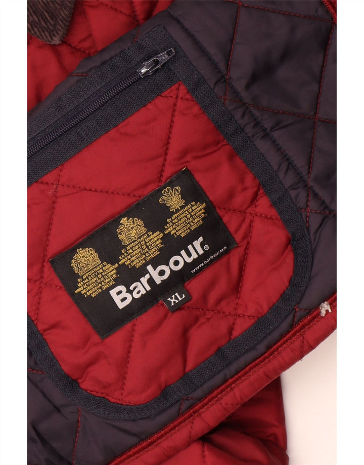 Prošivena jakna Barbour Boys 12-13 Years XL Bordo