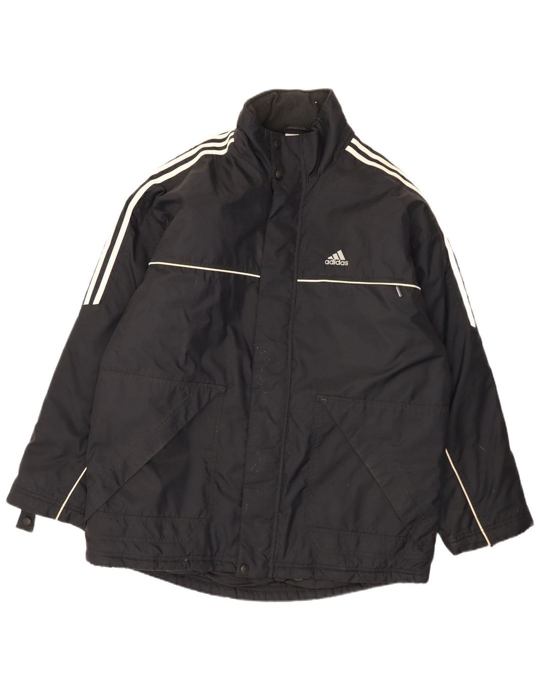 Adidas muška jakna vjetrovka UK 44/46 veliki crni poliamid