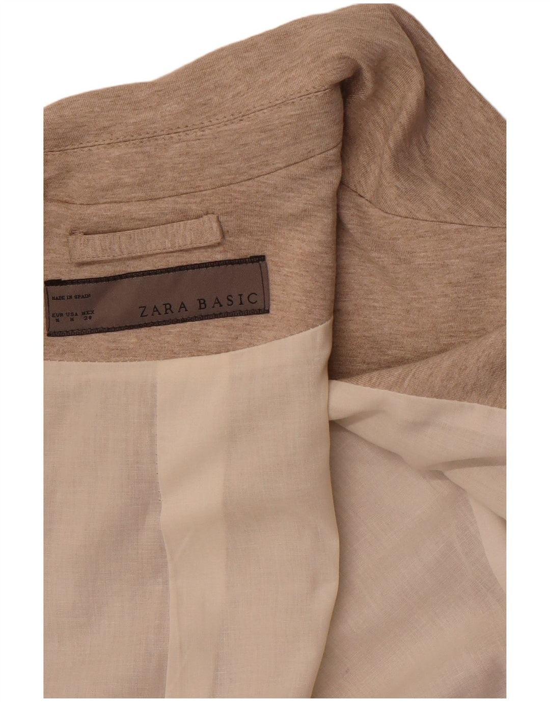 ZARA ženski sako s 1 gumbom UK 12 Srednje smeđa