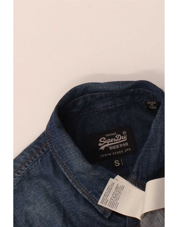 Superdry muška traper majica Mala plava pamučna