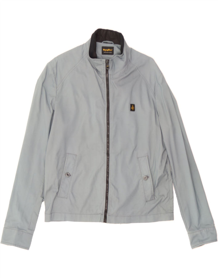 REFRIGIWEAR Mens Bomber Jacket UK 40 Large Grey Polyamide Vintage Refrigiwear and Second-Hand Refrigiwear from Messina Hembry 