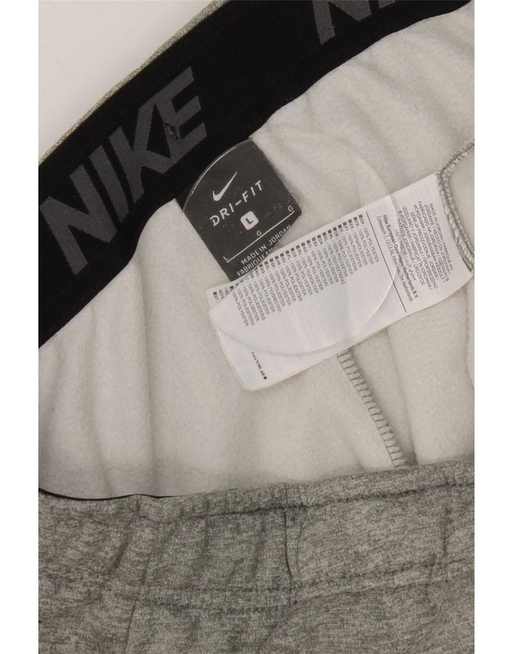 Nike Mens Dri Fit Trenirka Hlače Joggers Large Gray Poliester