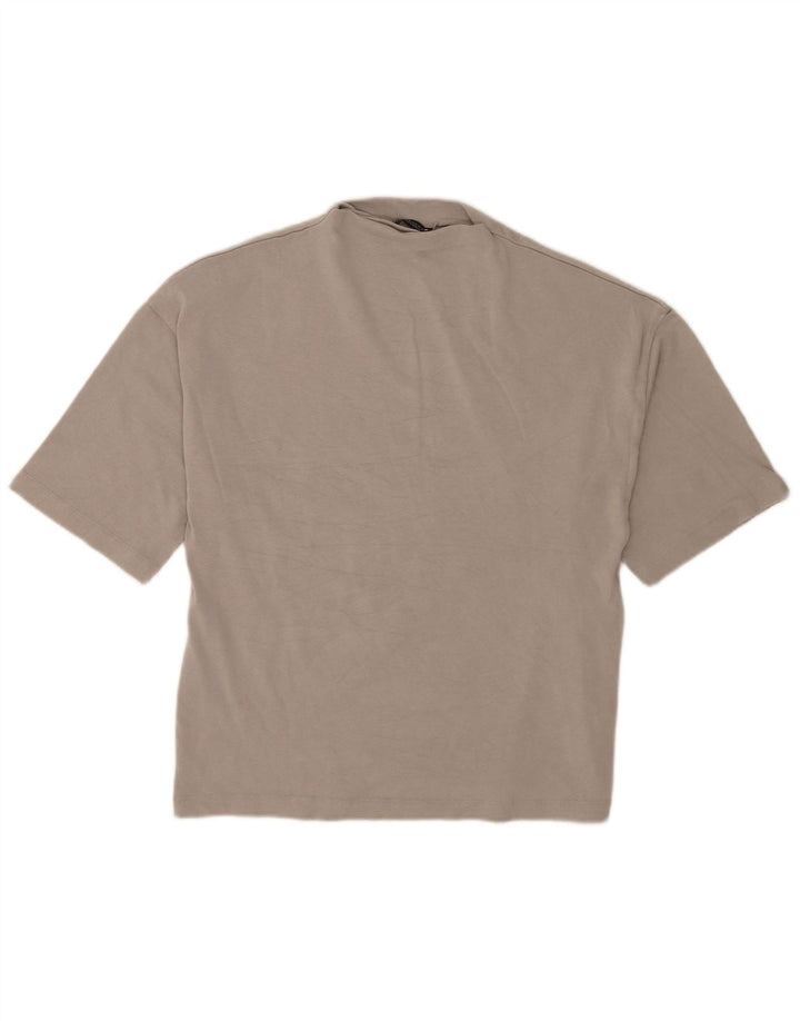 Zara ženska prevelika majica kratkih rukava UK 10 Small Grey