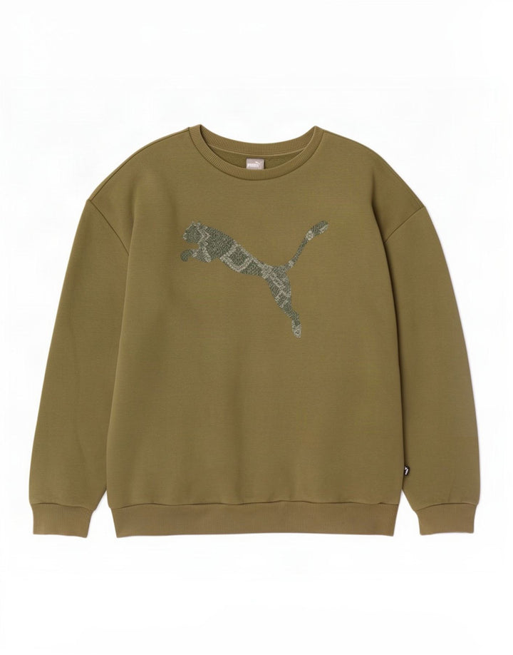 Puma muška majica s grafičkim motivima XL kaki pamuk