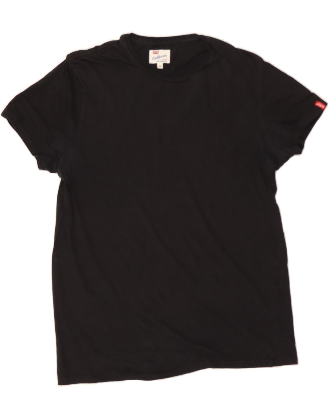 LEVI'S Mens T-Shirt Top Medium Black Vintage Levi's and Second-Hand Levi's from Messina Hembry 