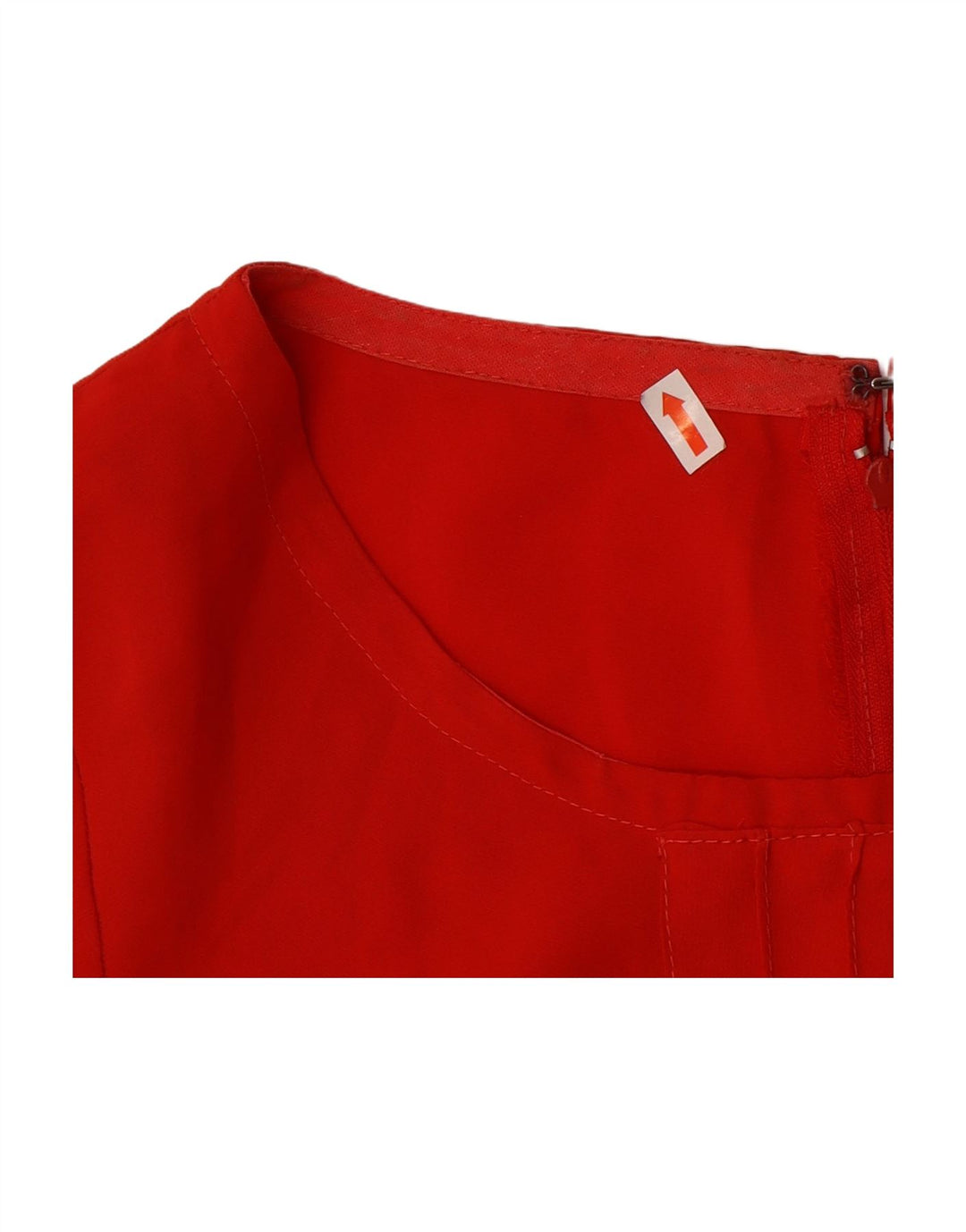 VINTAGE Womens A-Line Dress UK 12 Medium Red