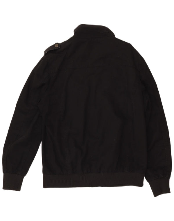 WENVEN muška pomoćna jakna UK 40 velika crna pamuk