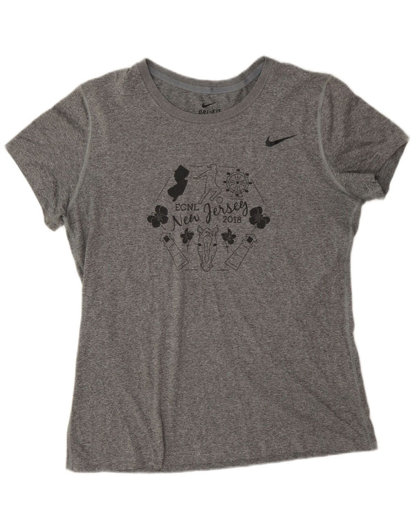 Nike Ženska majica kratkih rukava New Jersey Graphic UK 16 Large Grey Flected