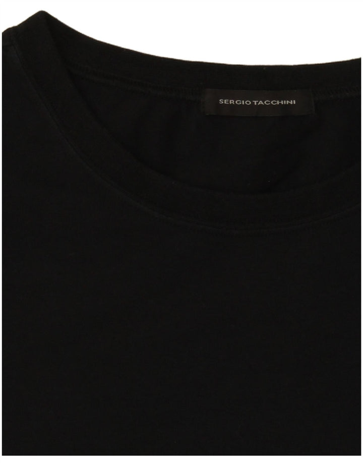 SERGIO TACCHINI Ženska majica dugih rukava UK 14 srednje crna