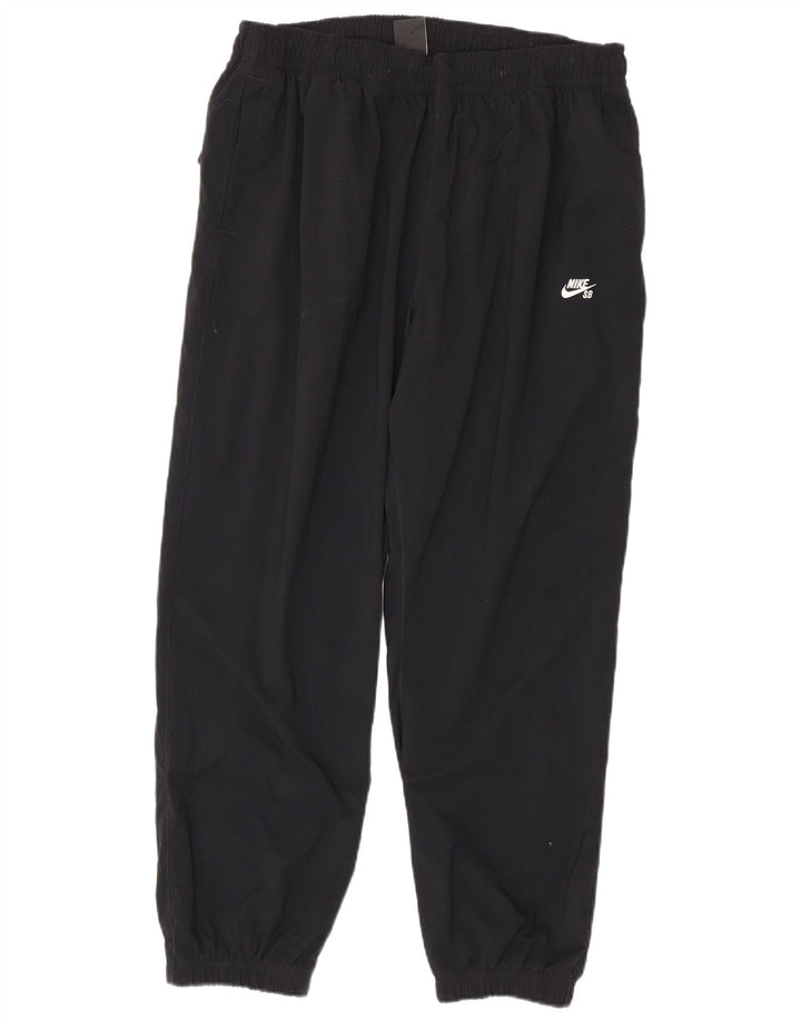 Nike muške trenirke, srednje crne najlonske hlače