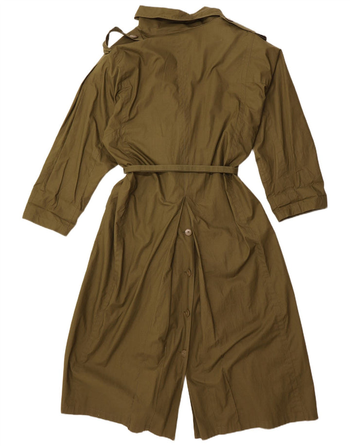 VINTAGE ženski trenč kaput EU 40, srednji kaki pamuk