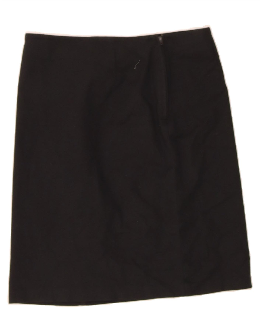 BENETTON Womens Straight Skirt IT 42 Medium W28 Black Cotton Vintage Benetton and Second-Hand Benetton from Messina Hembry 