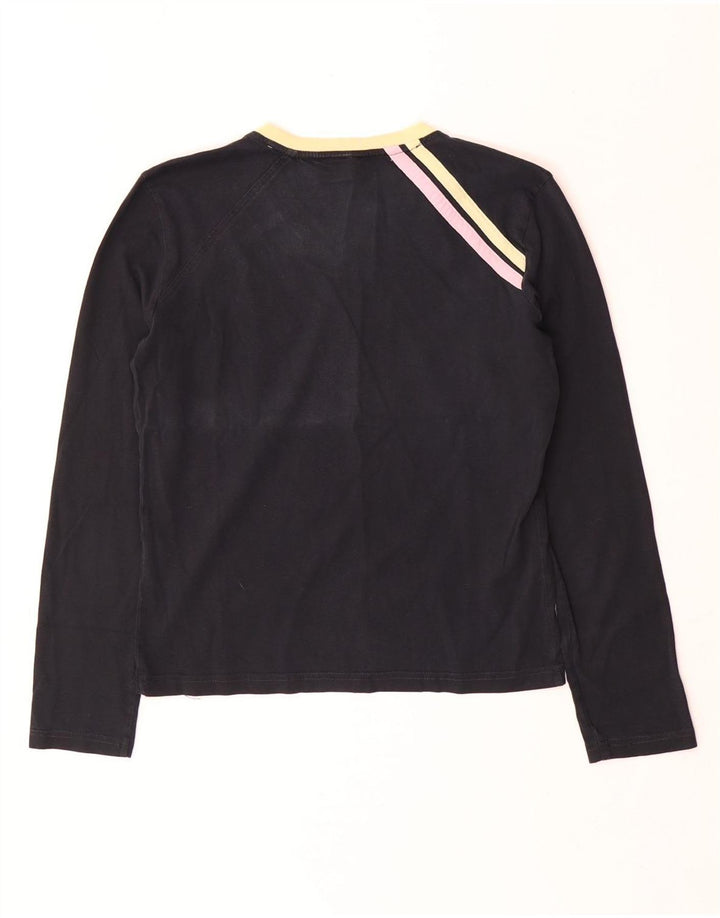 Sergio Tacchini ženska majica dugih rukava s grafikama IT 44 srednje crna