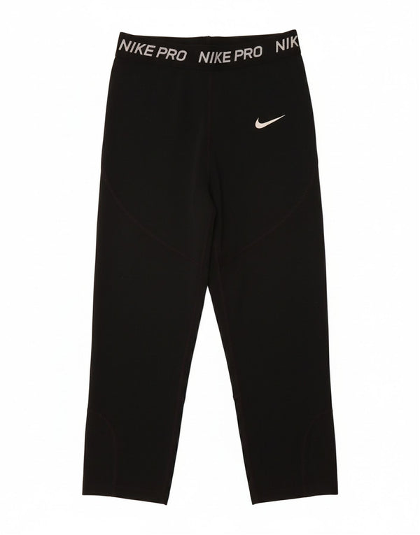 NIKE Trenirke za djevojčice, 7-8 godina, crne poliesterske hlače