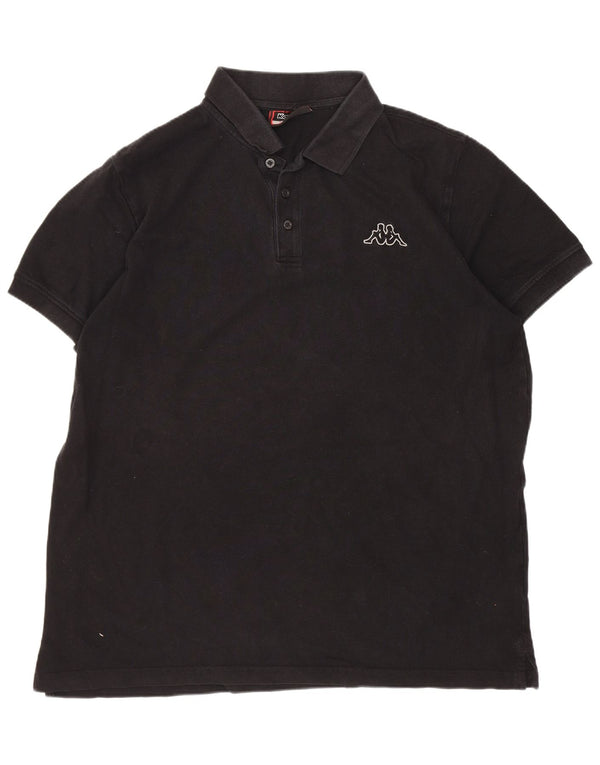 Kappa muška polo majica XL crni pamuk