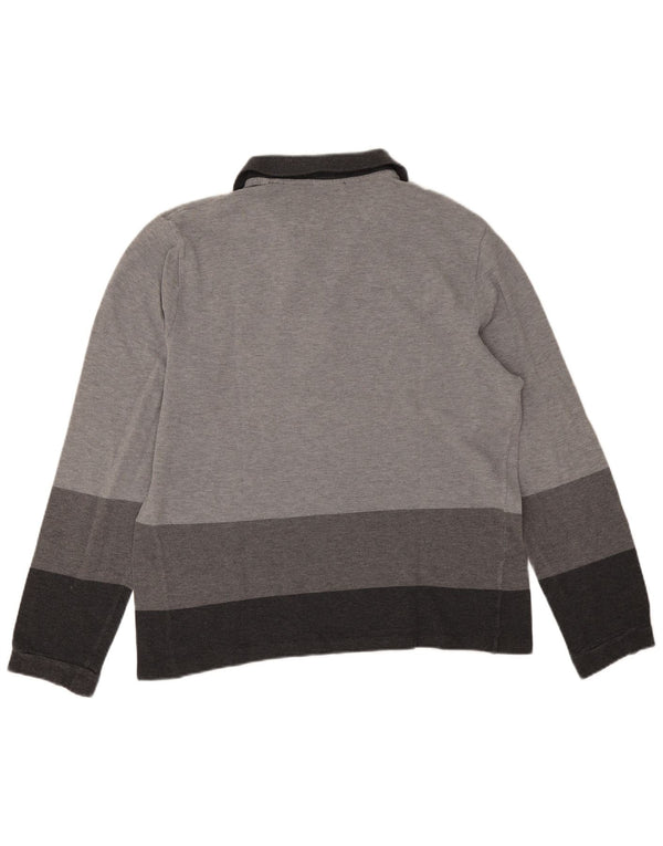 Lacoste muška uska polo majica dugih rukava veličina 7 2XL siva boja