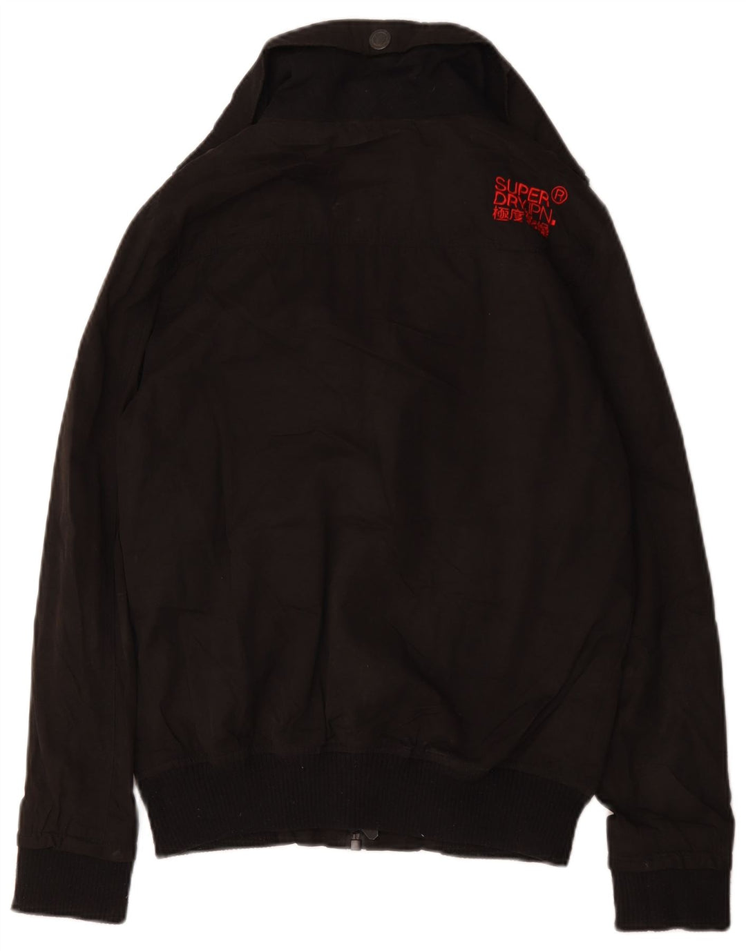 Superdry muška bomber jakna UK 36 mali crni poliester