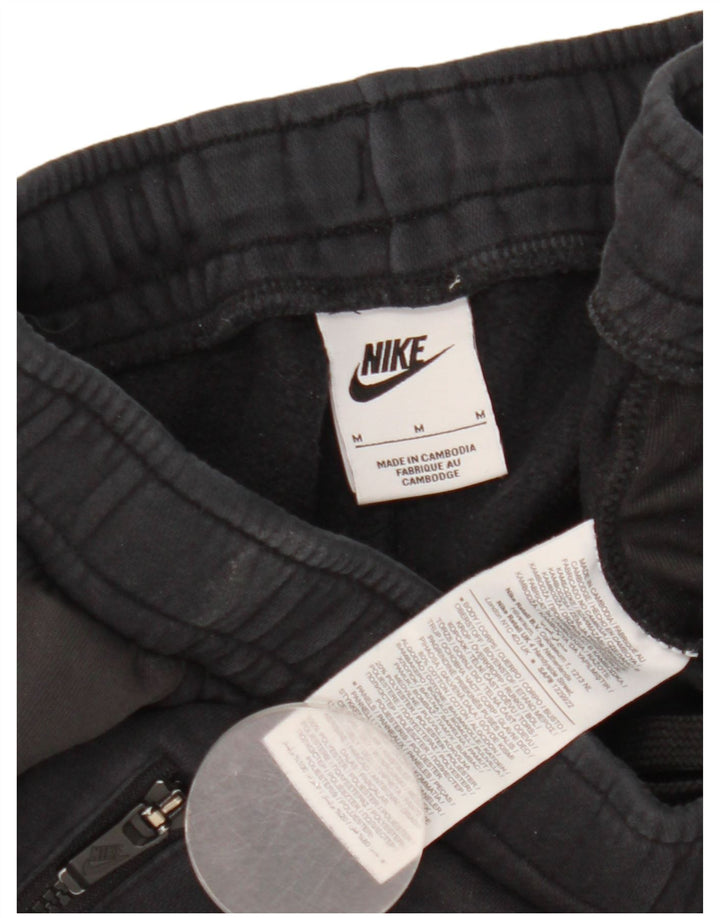 Nike muške trenirke s grafičkim motivima, srednje crne pamučne hlače