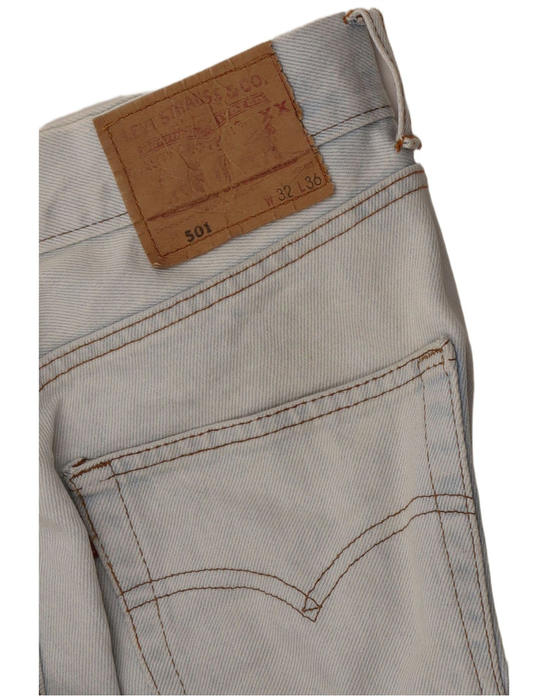 Levi's muške 501 ravne traperice W32 L30 plave