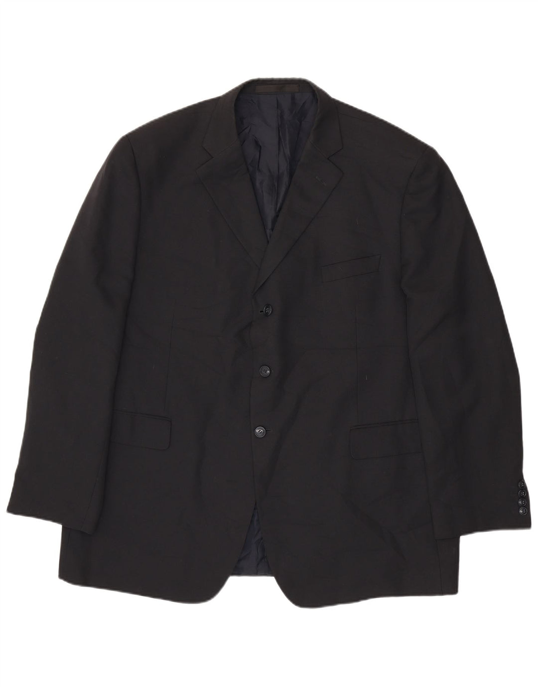 Marks & Spencer muška jakna sako s 3 gumba UK 48 2XL tamnoplavi poliester