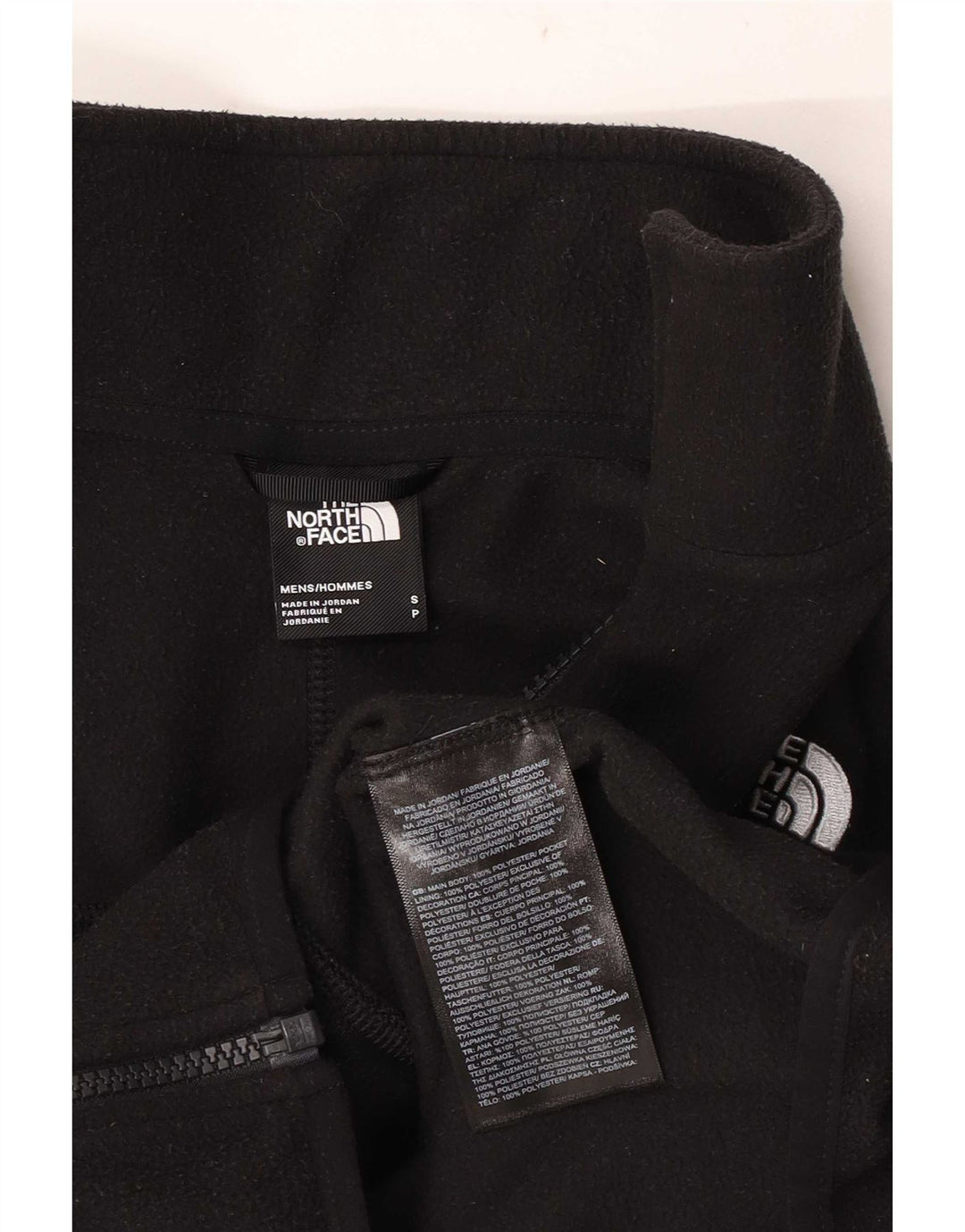 The North Face muška jakna od flisa s podstavom UK 36 mali crni poliester
