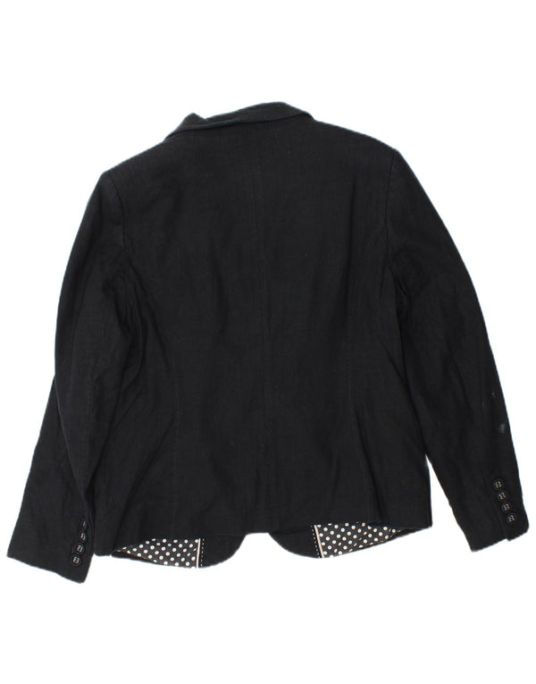 Marks & Spencer Ženska jakna s 3 gumba UK 16 Large Gray Lan