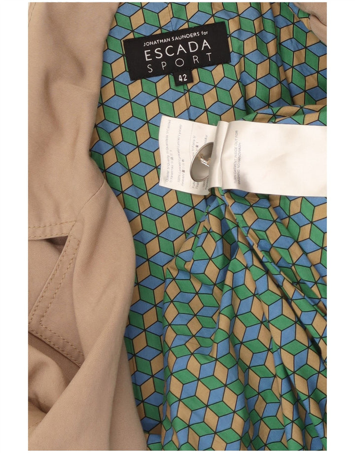 ESCADA ženski trenč kaput EU 42 veliki bež liocel