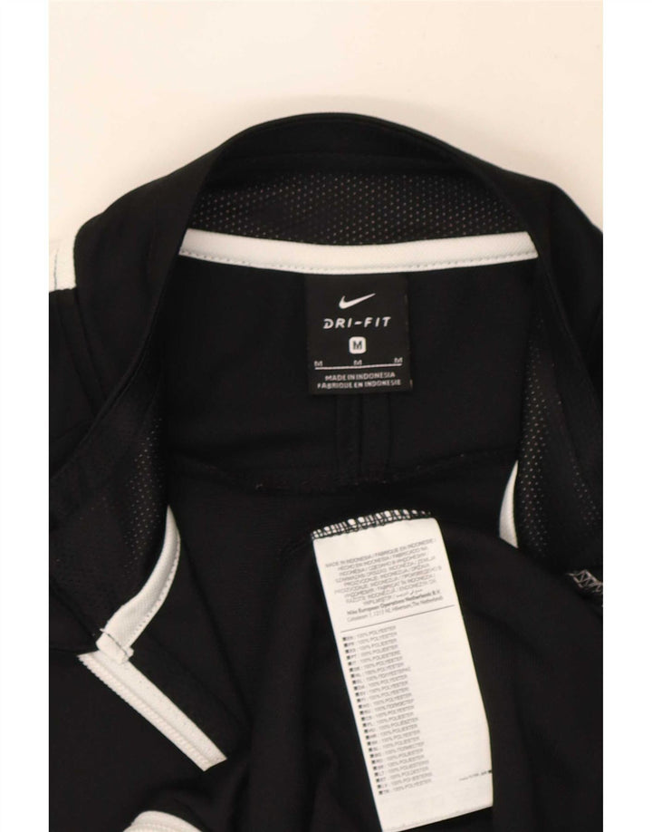 Nike Dri Fit gornja jakna za trenirku srednje crne boje od poliestera